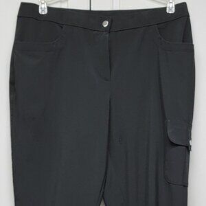 Chico's Weekends Black Pants Size 2 Short Gently Worn